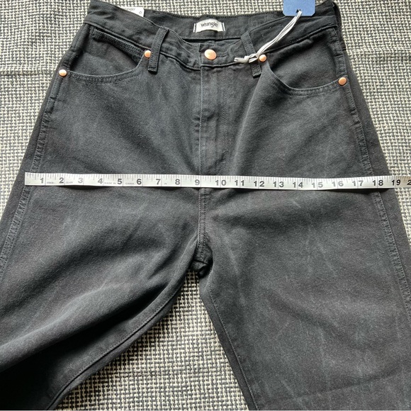 WOMEN'S WILD WEST HIGH RISE STRAIGHT JEAN IN BLACK - Picture 15 of 15